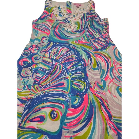 Lilly Pulitzer Gabby Shift Dress Guilty Pleasure Print Women's 00 EUC! B8.1 - Picture 5 of 16
